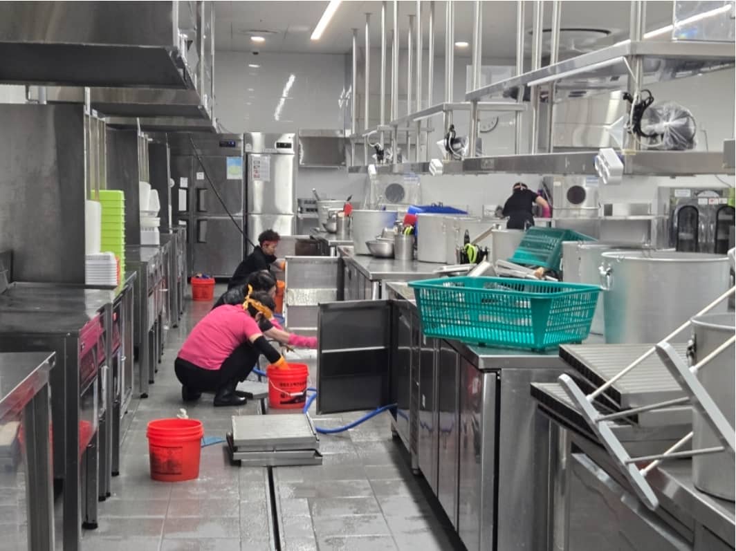 양주 식당 전문 청소관리 작업사진